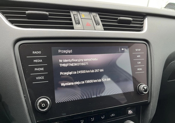Skoda Octavia cena 54900 przebieg: 109819, rok produkcji 2018 z Szczawno-Zdrój małe 254